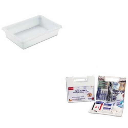 KITFAO223URCP3508WHI - Value Kit - Rubbermaid-White Food Boxes; 8 1/2 Gallon 8 1