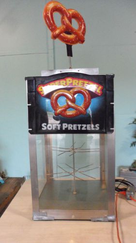 &#034; wisco &#034; heated lighted counter top  pretzel warming display  case/merchandiser for sale