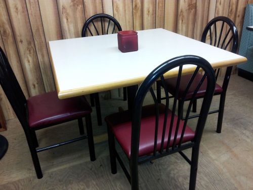 Chair red vinyl for cafe &amp; restaurant for sale