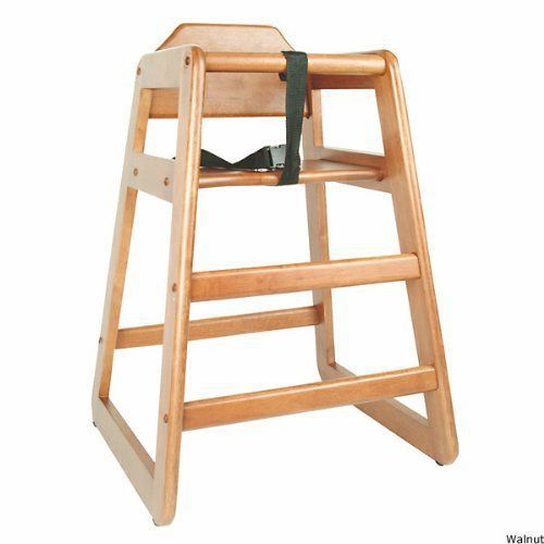 Kids high chair-walnut-wood(1) for sale