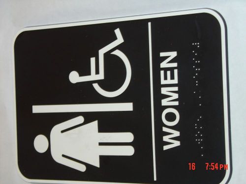 Restroom (Bathroom) Door / Wall Sign - For Women