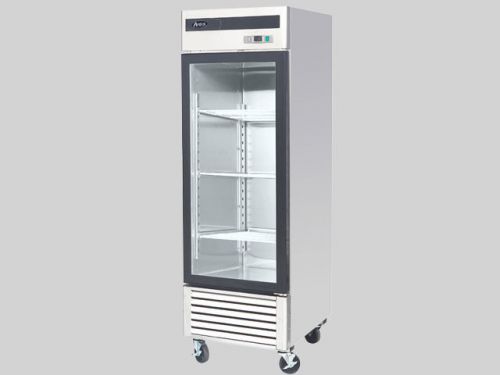 Atosa mcf-8705 bottom mount single glass door refrigerator - free shipping!! for sale