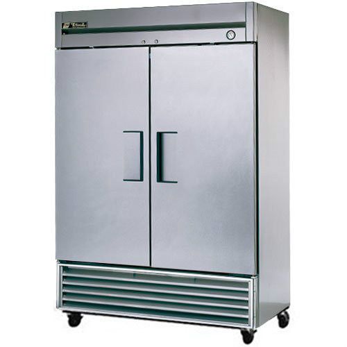 True Reach In Two Door Freezer, T-49F, Commercial, Kitchen, Cold, New, Food