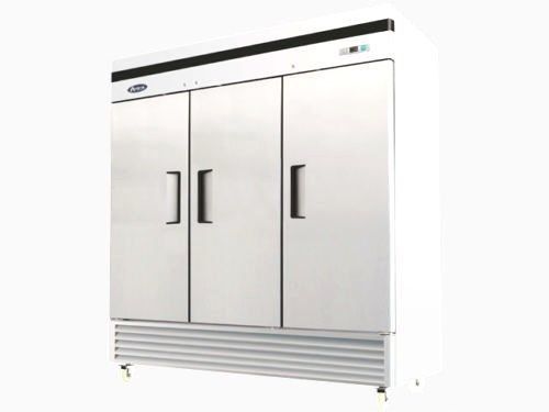 New 3 door stainless steel freezer, atosa b-series, mbf8504, free shipping! for sale