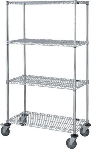 Medline Mobile Shelf Carts with 4 Wire Shelves(18X36X69)-1 Each