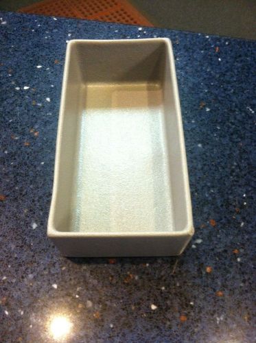 Used square straight sided salad bar bowl - bugambilia # comp06 for sale