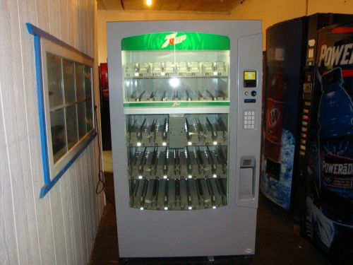 2 Vendo Vue 40 Glass Front Soda Vending Machine Pepsi/Coke &amp; 7up  Refurbished