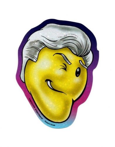 NEW Jay Leno Smiley Sticker