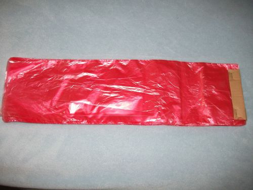 poly newspaper bags, 3,400ct. red.5 1/2&#039;&#039;x 19&#039;&#039; 0.4mil.