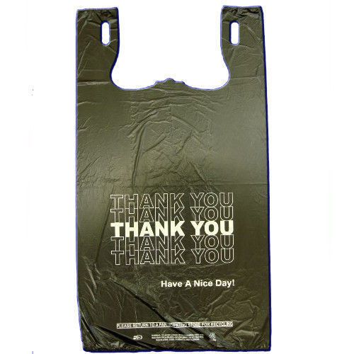 THANK YOU BAG BLACK 800CT