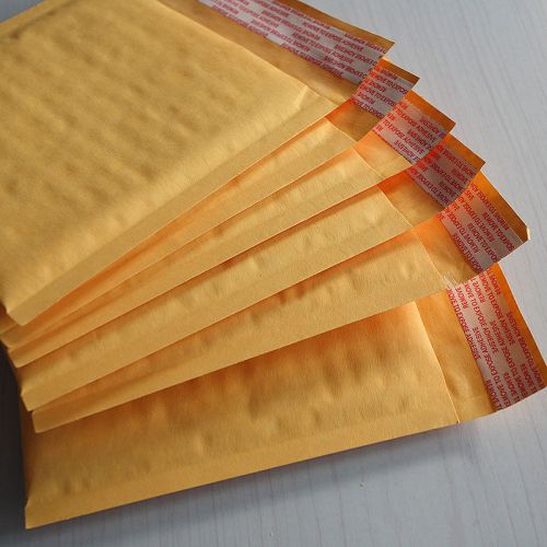10 Pcs 160*160+40mm Kraft Bubble Bag Padded Envelopes Mailers Shipping Bags HFCA