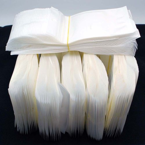 2000 ziplock 3.5x6.25 clear plastic white bags 3.5&#034; x 6.25&#034; wholesale lot for sale