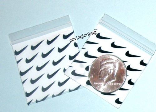 1000 SWOOSH Baggies 2020 Mini Ziplock Bags 2 x 2&#034;