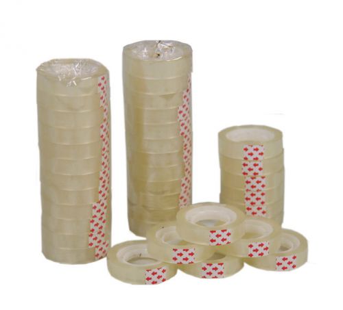 96 rolls 0.75&#034;x50y economic&amp;top quality stationary tape,clear for sale