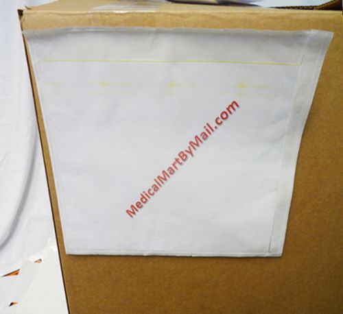 7 inch x 10 inch plain face packing list envelopes 2.5 mil case of 1000 for sale