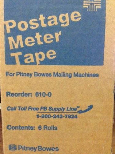 PITNEY BOWES POSTAGE METER TAPE  610