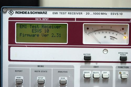 Rohde &amp; schwarz / r&amp;s esvs10 emi test receiver 20 to 1000 mhz for sale