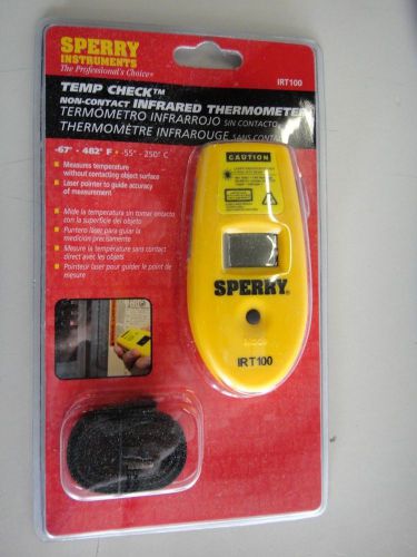 SPERRY Instruments IRT100 TEMP CHECK NON-CONTACT INFRARED THERMOMETER
