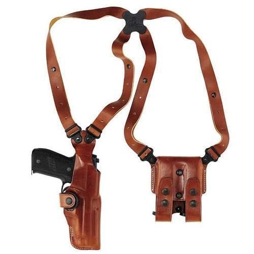 Galco vhs212 tan right hand vertical shoulder leather holster amt hardballer for sale