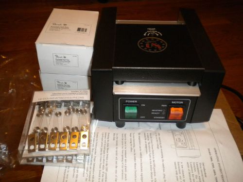 Laminator machine model tlc 500 + pounches + badge id clips for sale