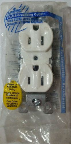 Leviton co / alr residential white grounding outlet factory  sealed for sale