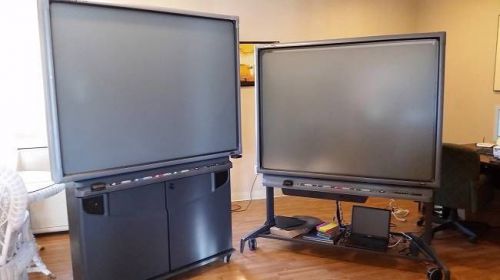 Two (2) smart board 3000i and 2000i rear projection with dvit, smartboards for sale