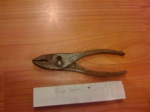 VINTAGE TRUE VALUE Forged in USA Pointed nose Slip Joint Pliers channel Lock