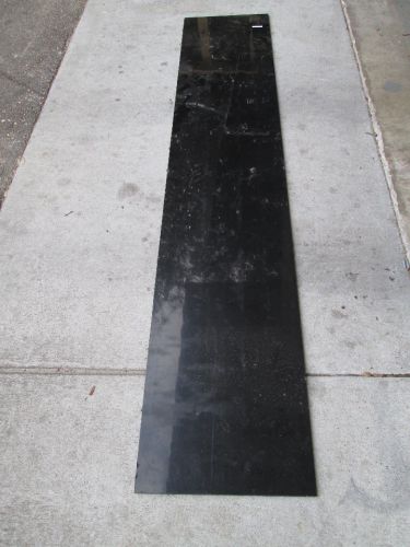 Polypropylene Impact Copolymer Black Plastic Sheet 1/2&#034; x 18&#034; x 97&#034; N00M-00 UHMW