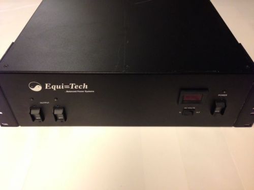 Great Condition Equitech 3RQ-T