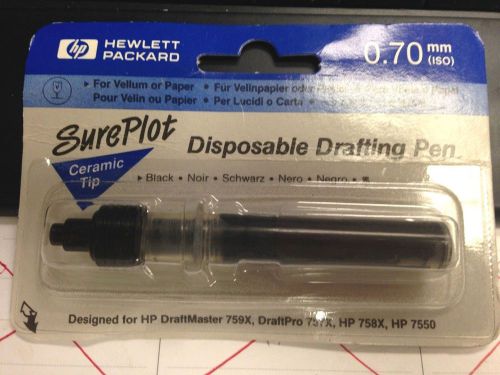 Hewlett Packard Disposable Drafting Pen 0.70 MM Ceramic Tip BLACK For HP