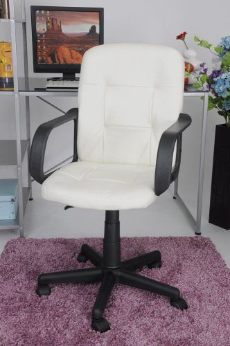 Coava&#039;s Cream Office Computer Chair Adjustable Office Armchair Executive