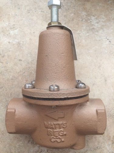 Watts iron body 3/4&#034;ao n 250 b z2 020 water pressure regulator valve 0321987 new for sale