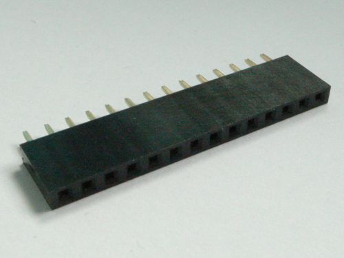 4pcs 14-Pin Female PCB Header, Single Row, 2.54mm - USA Seller - Free Shipping