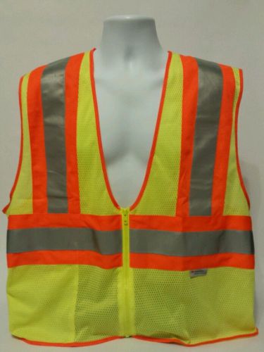 Glowear ergo reflective safety vest w/ 3m scotch lite size l/xl polyester for sale