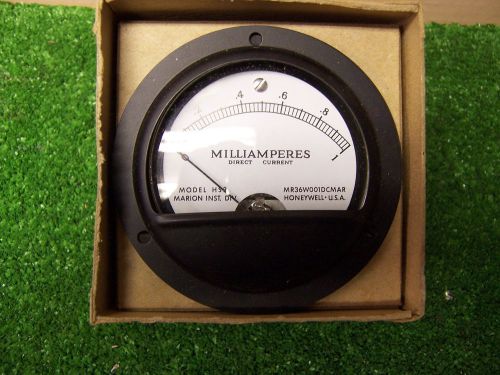 Meter--Milliamperes --Honeywell Model S-3--0 to 1 Scale- 2 5/8&#034; Mount opening
