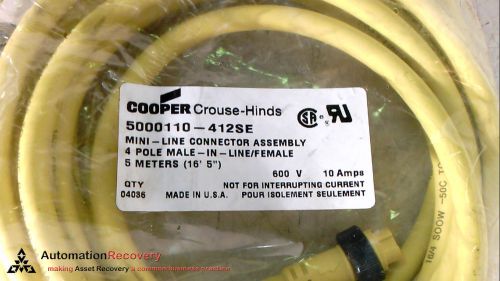 COOPER CROUSE-HINDS 5000110-412SE, NEW