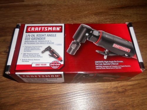 Craftsman 1/4&#034; inch right angle die grinder 919951 new in box  free shipping for sale