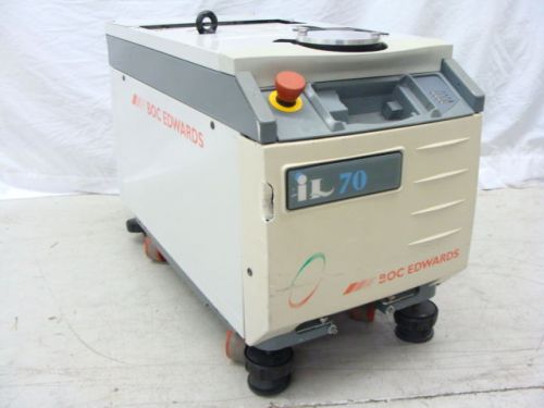 BOC Edwards IL70 Advanced Semiconductor Dry Vacuum Pump System iL 70 As-Is 2/2