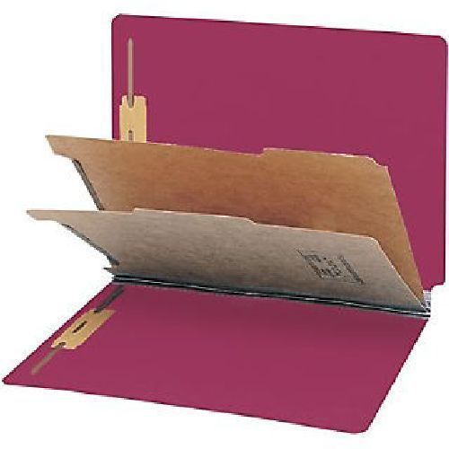 Medical arts press 52361rd end tab file folders ltr red 4 fast. classif. 25/box for sale
