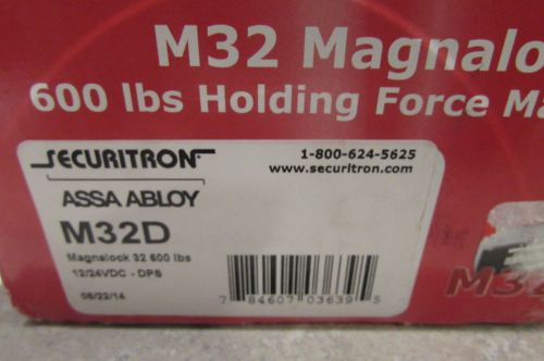 Securitron M32 M32D DPS Magnalock 12-24 VDC 600lb mag lock 60 Day Returns
