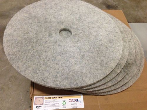27&#034; Americo Pads Combo Ultra High Speed Burnishing Pads -Case of 5 pads