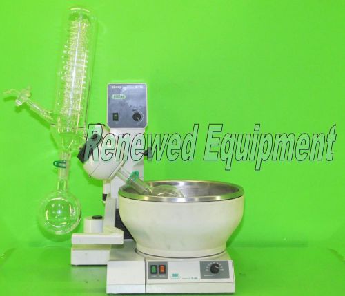 Buchi rotavapor r-114 with glass and water bath b-480 w/ coil condenser for sale