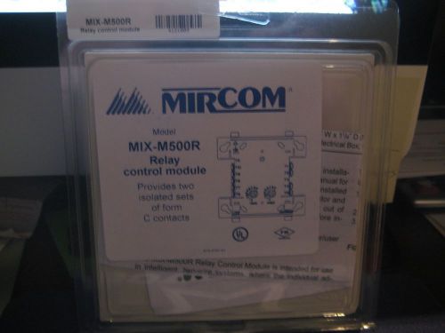 NEW MIRCOM MIX-M500R RELAY CONTROL MODULE FIRE ALARM