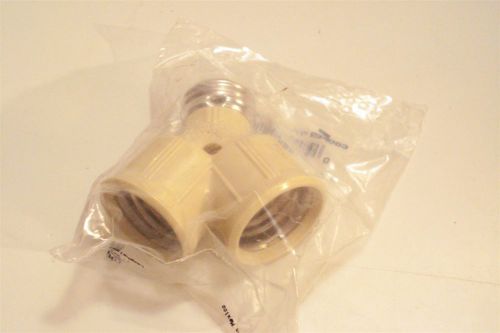 (1003.) lamp holder adapter - 2 way socket - keyless for sale