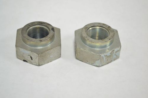 Lot 2 lincoln industrial hardware 11311 piston fastener nut 1/2in npt b254815 for sale