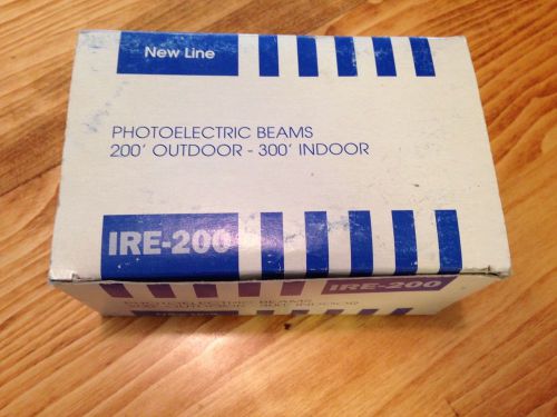 NEW LINE IRE-200 Photoelectric Beams, 200&#039; Outdoor, 300&#039; Indoor - NEW In Box