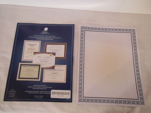 NEW Westminster Blue Parchment Certificates 90 Sheets