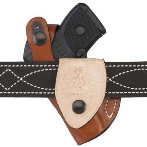 Desantis 027 Quick Snap Belt Holster Right Hand Tan S&amp;W Bodyguard .380C Leather