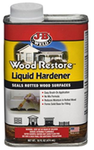 J-b weld 40001 wood restore liquid hardener 16 oz for sale