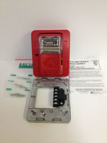 Gentex Commander 2 GES24-110WR Strobe Only Evacuation Appliance 110 Strobe